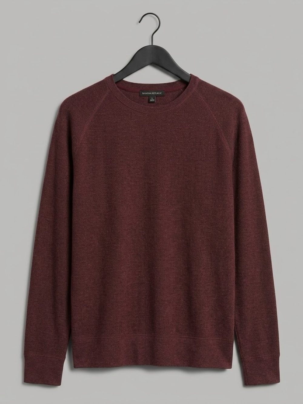 Banana Republic Men's Crewneck Sweater - Burgundy
